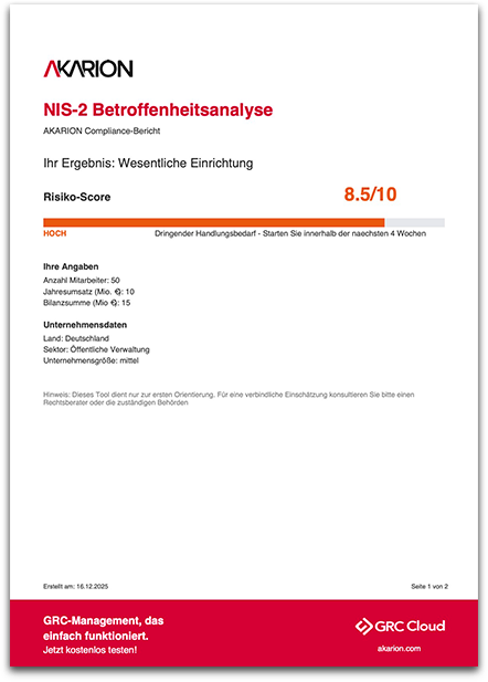 akarion-nis2-betroffenheit