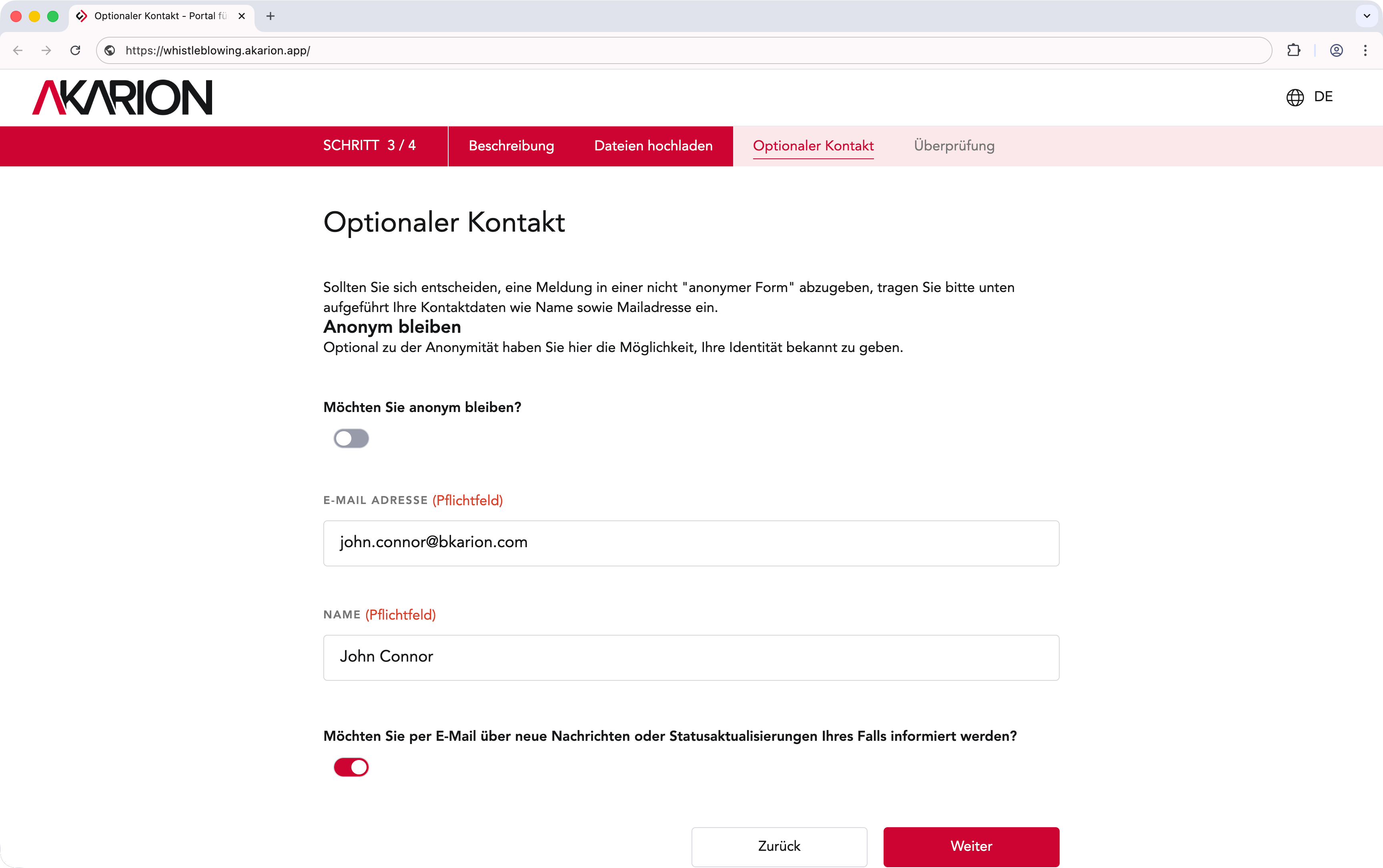 Akarion GRC Cloud — Österreichische Bundesforste AG