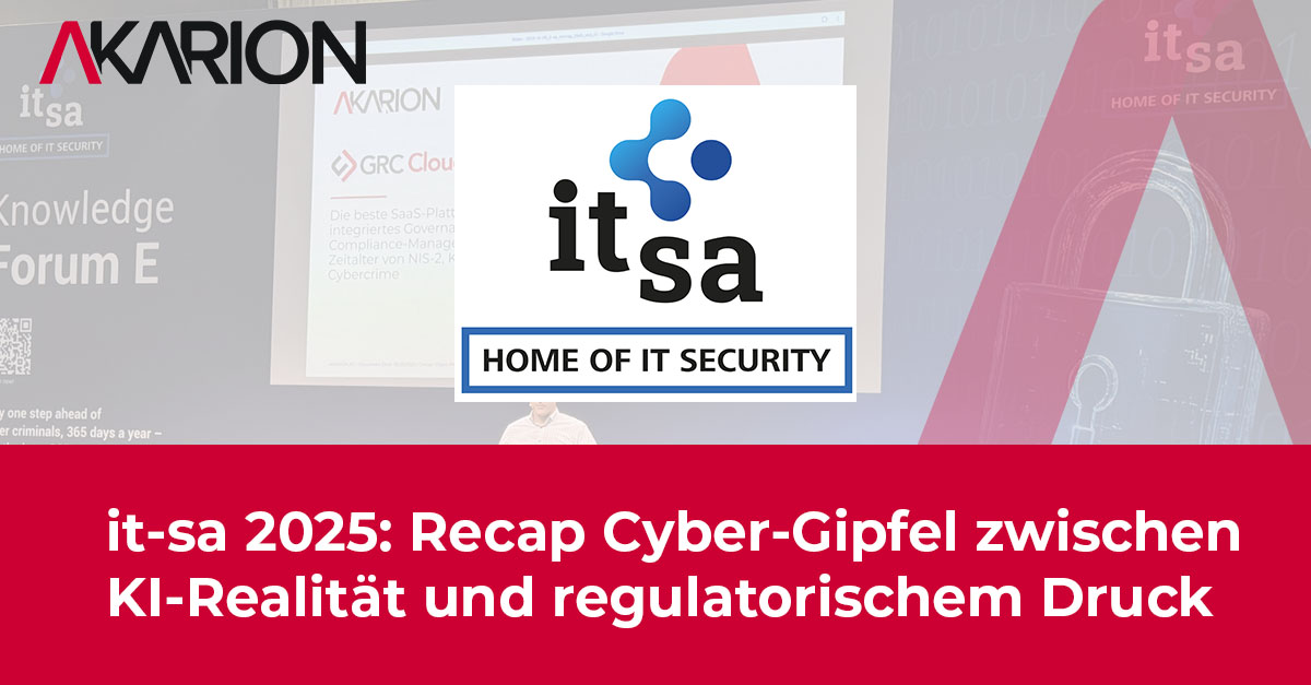 it-sa 2025: Cyber-Gipfel zwischen KI-Realität & regulatorischem Druck
